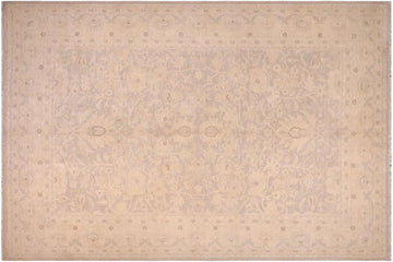 handmade Traditional Kafkaz Lt. Gray Lt. Tan Hand Knotted RECTANGLE 100% WOOL area rug 10 x 14